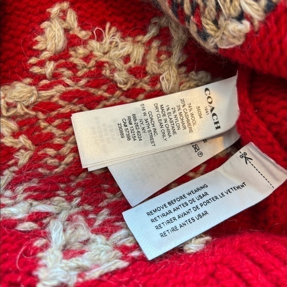 COACH Motif Crewneck Sweater - Picture 12 of 15